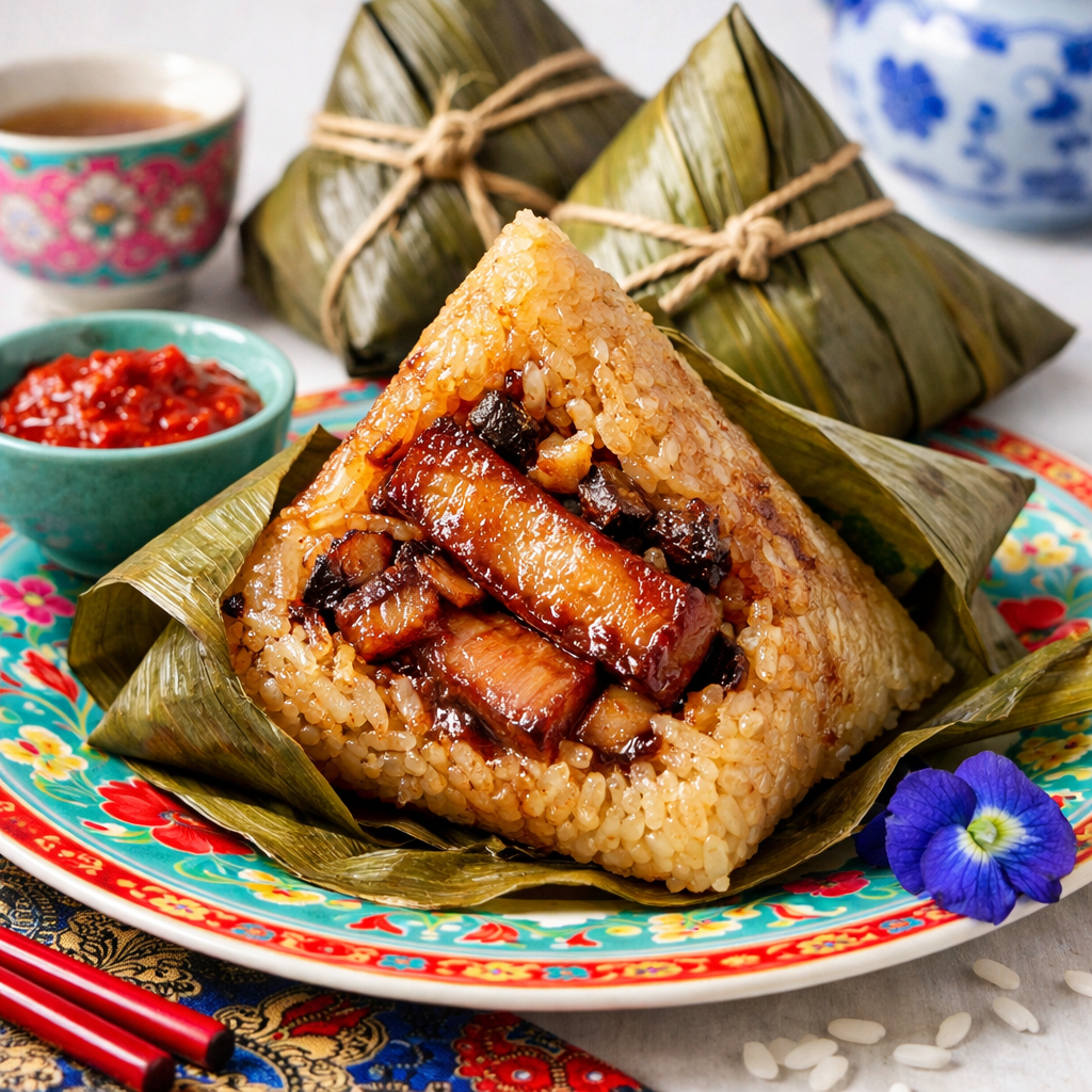 Nyonya Zongzi - Peranakan Rice Dumpling